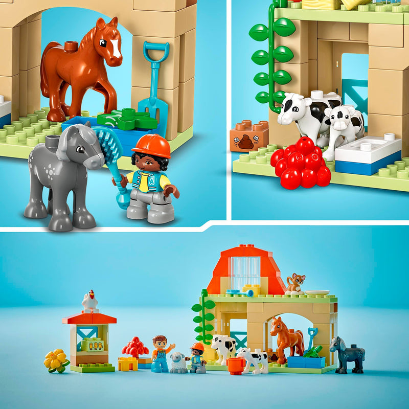 Load image into Gallery viewer, Lego duplo town 10416 dieren verzorgen op de boerderij
