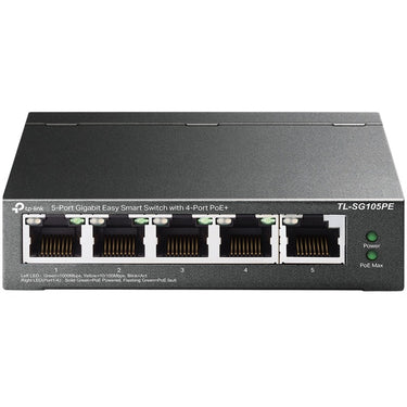 Tp-link tl-sg105pe switch (grijs, poe)