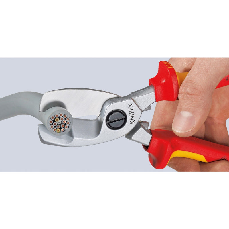 Load image into Gallery viewer, Knipex kabelschaar vde met dubbele snijkanten 9516200 kniptang
