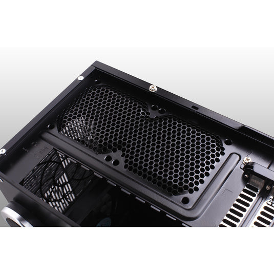 Silverstone grandia gd07b htpc behuizing (zwart | 2x usb-a)