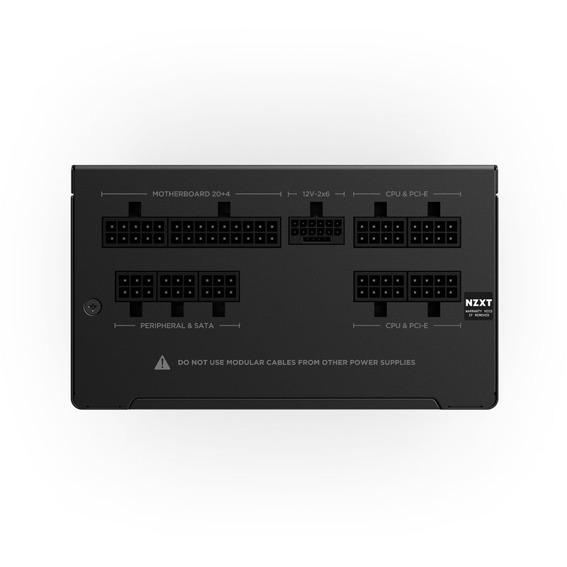 Load image into Gallery viewer, Nzxt c750 gold core modulaire 750 watt voeding (zwart, 1x 12v-2x6, 2x pcie)
