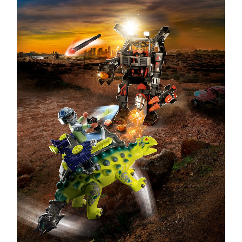 Load image into Gallery viewer, Playmobil dino rise - saichania: verdediging van de vechtersbazen constructiespeelgoed (70626)
