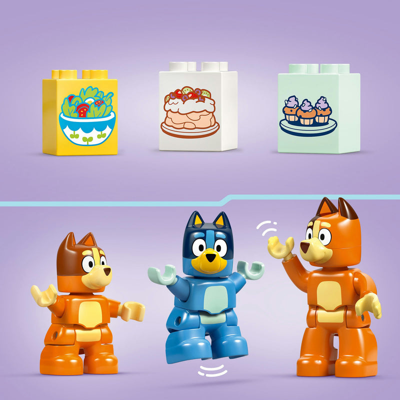 Load image into Gallery viewer, Lego duplo 10459 huis van bluey en haar familie met geheugenspel
