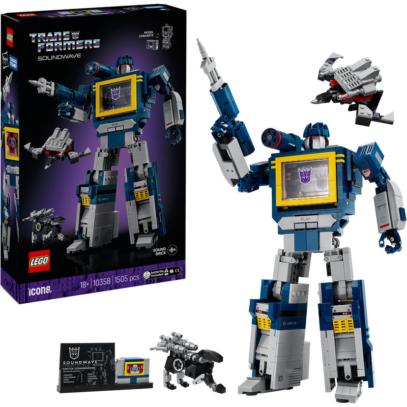 Load image into Gallery viewer, Lego icons - transformers: soundwave constructiespeelgoed (10358)

