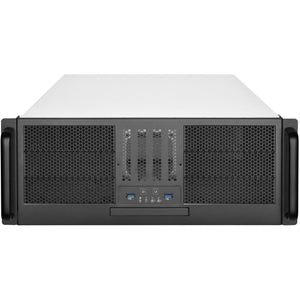 Silverstone rm41-506 rack behuizing (zwart | 2x usb-a 3.2 (5 gbit s))