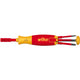 Wiha schroevendraaier met bitmagazijn liftup electric (rood geel, incl. 6 slimbits)