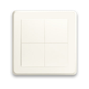 Shelly blu wall switch 4 + legrand adapter schakelaar (wit, bluetooth 4.2)