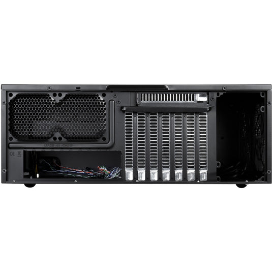 Silverstone sst-gd10b htpc behuizing (zwart | 2x usb-a)