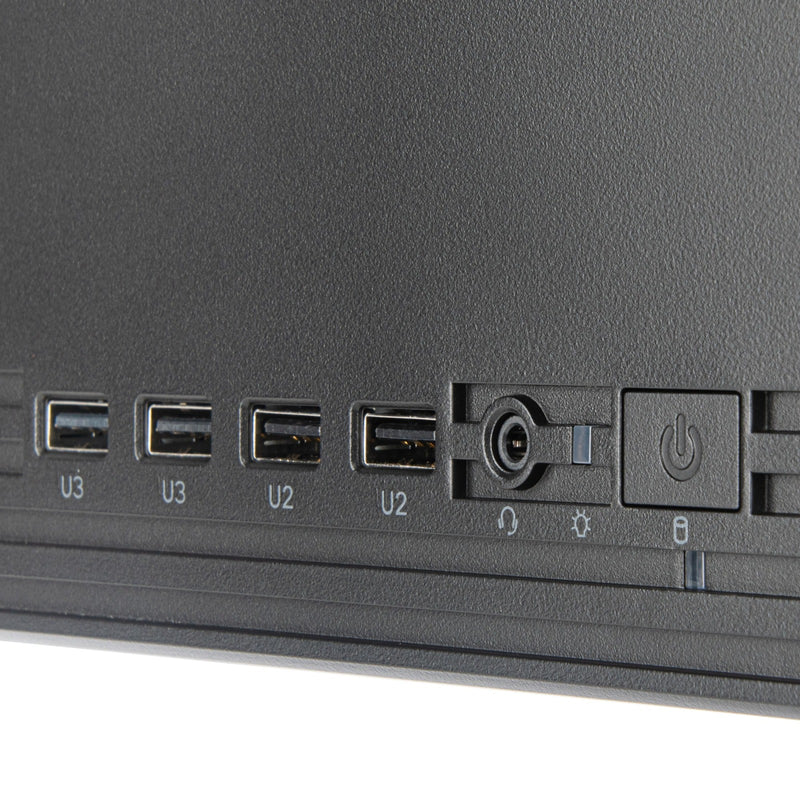 Load image into Gallery viewer, Silverstone sst-ml11b htpc behuizing (zwart | 4x usb-a)
