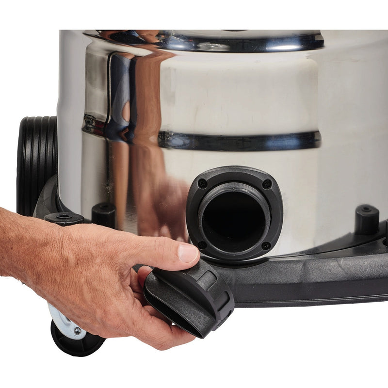 Load image into Gallery viewer, Einhell te-vc 2340 sacl nat- en droogzuiger (bourgondisch rood roestvrij staal)
