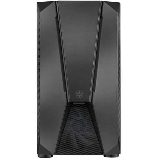 Silverstone sst-fav1mb-pro midi tower behuizing (zwart | 4x usb-a | rgb | window)