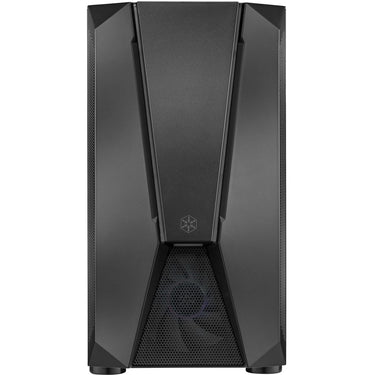 Silverstone sst-fav1mb-pro midi tower behuizing (zwart | 4x usb-a | rgb | window)