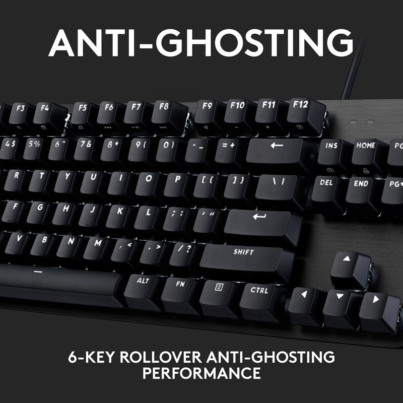 Load image into Gallery viewer, Logitech g413 tkl se mechanisch gaming toetsenbord (zwart, us-international lay-out (qwerty), gl tactile, 80% (tkl))
