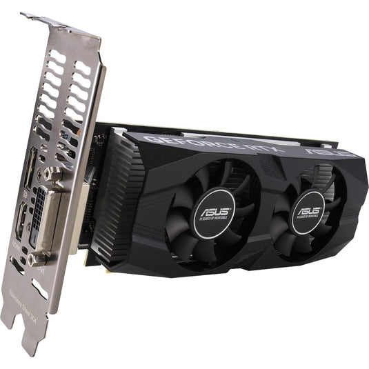 Asus geforce rtx 3050 lp brk oc edition 6gb gddr6 grafische kaart (1x displayport, 1x hdmi 2.1, 1x dvi-d)