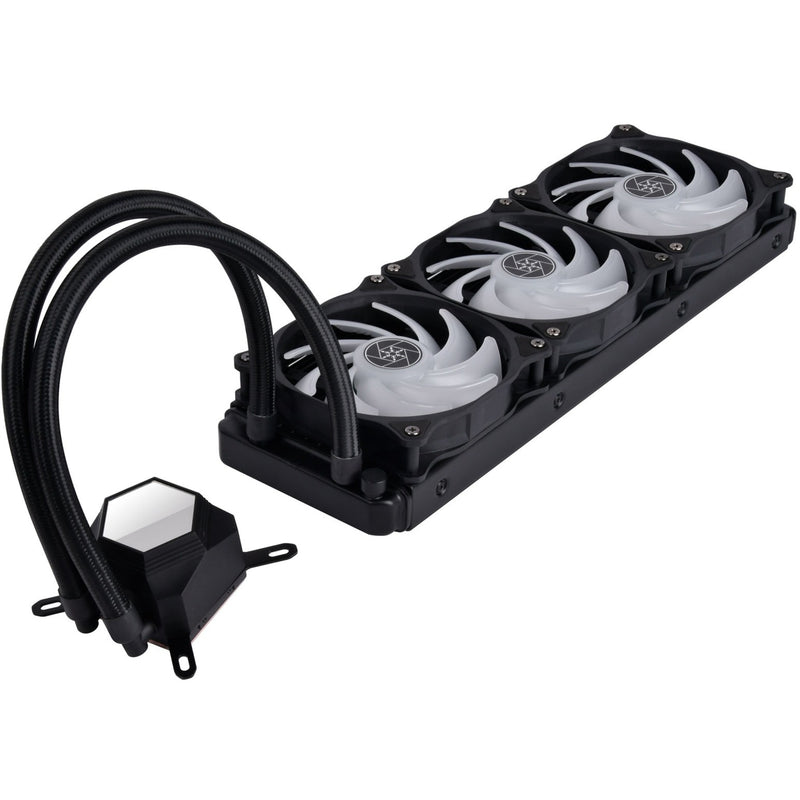 Load image into Gallery viewer, Silverstone sst-pf360-argb-v2 waterkoeling (zwart, incl. rgb controller)
