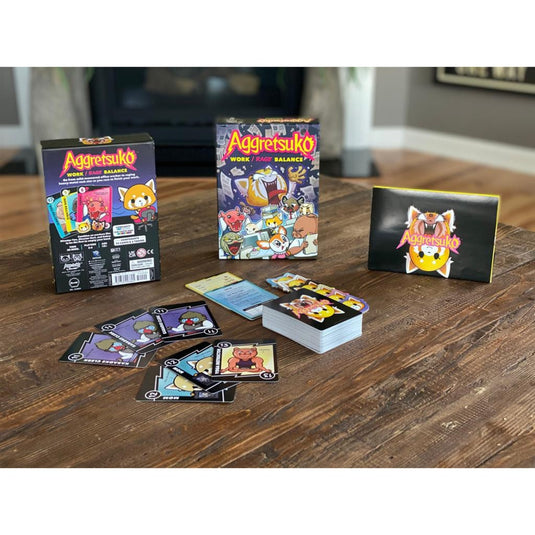 European player network aggretsuko: work rage balance kaartspel (engels, 3 - 6 spelers, 30 minuten, vanaf 10 jaar)