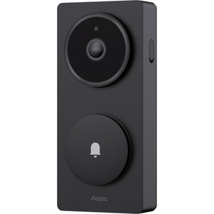 Aqara slimme video deurbel g410 select (zwart, wifi, bluetooth, zigbee, matter)