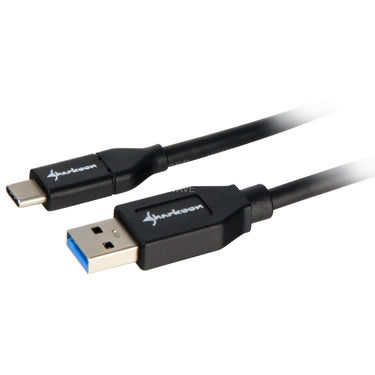 Sharkoon usb 3.1 gen 2-a > usb-c kabel (zwart, 1 meter)