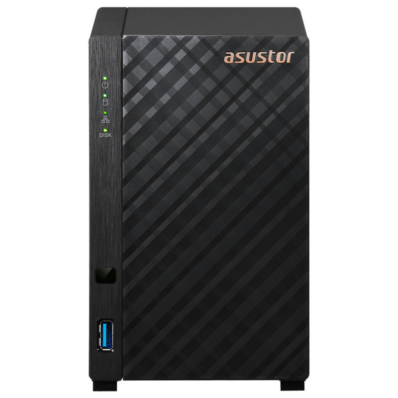 Load image into Gallery viewer, Asustor drivestor 2 gen2 (as1202t) nas (zwart, lan, usb)
