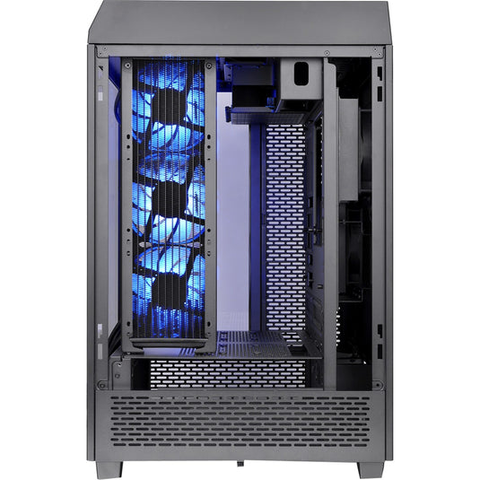 Thermaltake the tower 500 midi tower behuizing (zwart | 4x usb-a | 1x usb-c | tempered glass)