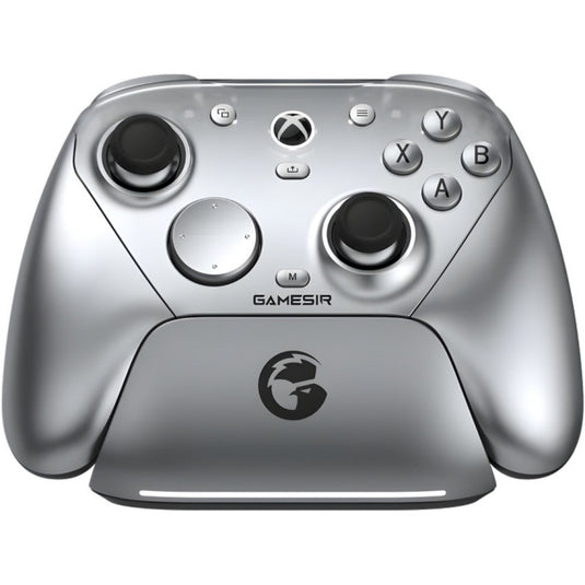 Gamesir g7 pro he tri-mode wireless controller - semi silver (zilver, usb 2,4 ghz bluetooth, xbox series x|s, xbox one, pc, android)