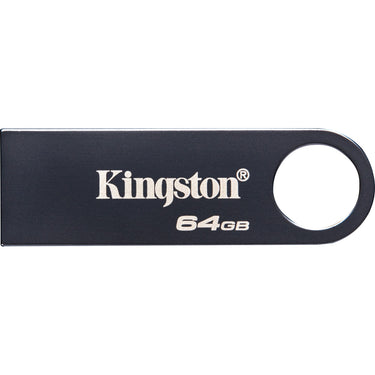 Kingston datatraveler se9 g3 64 gb usb-stick (donkergrijs, ke-u2x64-1ac, usb-a 3.2 (5 gbit s))