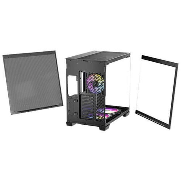 Load image into Gallery viewer, Antec c8 argb midi tower behuizing (zwart | 2x usb-a | 1x usb-c | tempered glass)
