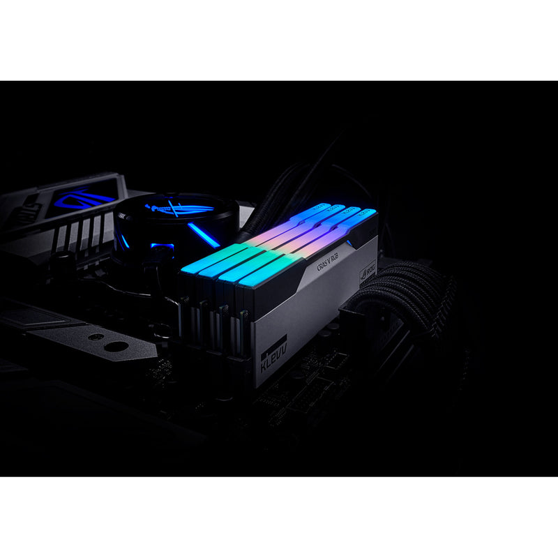 Load image into Gallery viewer, Klevv cras v rgb rog 32 gb ddr5-6200 (2x 16 gb) werkgeheugen (wit, kd5agua80-62b320p, xmp, expo)
