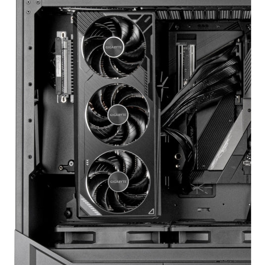 Silverstone alta f2 big tower behuizing (zwart | 4x usb-a | 1x usb-c | tempered glass)