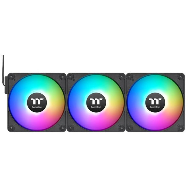 Load image into Gallery viewer, Thermaltake ct120 ex argb sync pc cooling fan (3-fan pack) case fans (zwart, 3 stuks, 120 x 120 x 25 mm, pwm)
