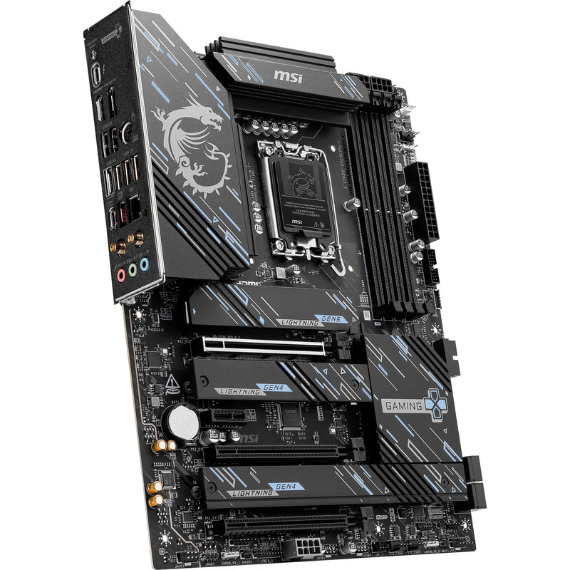 Load image into Gallery viewer, Msi z890 gaming plus wifi socket 1851 moederbord (zwart, raid, 5gb-lan, wlan, bt, sound, atx)
