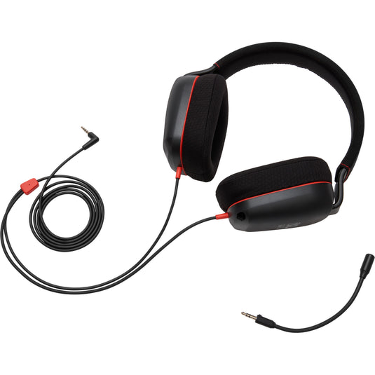 Powera bedrade stereoheadset voor nintendo switch 2 over-ear gaming headset (zwart rood, nintendo switch 2, nintendo switch – oled model, nintendo switch, nintendo switch lite)