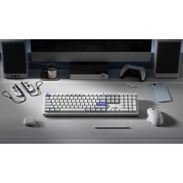 Keychron q6 he 8k magnetic switch keyboard (wit, us lay-out (qwerty), ultra-fast lime, 100%, rgb, hot swap, 8k)
