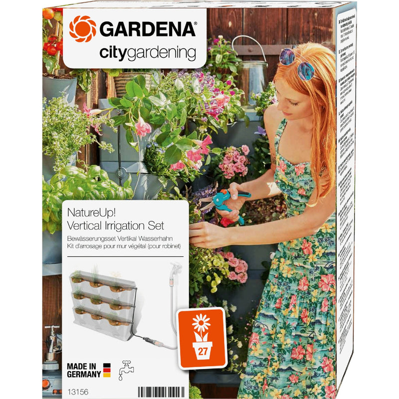 Load image into Gallery viewer, Gardena natureup! bewateringsset verticaal waterkraan druppelsysteem (13156-20)
