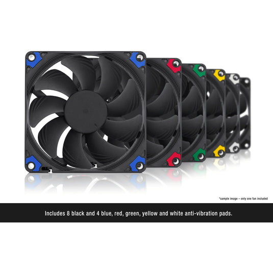 Noctua nf-a9x14 hs-pwm chromax.black case fan (zwart, 92 x 92 x 14 mm)
