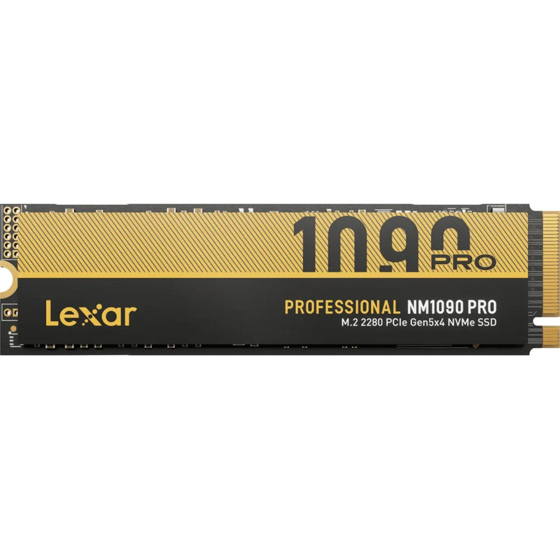 Load image into Gallery viewer, Lexar nm1090 pro 4 tb ssd (zwart goud, m.2 2280, pcie gen 5x4)
