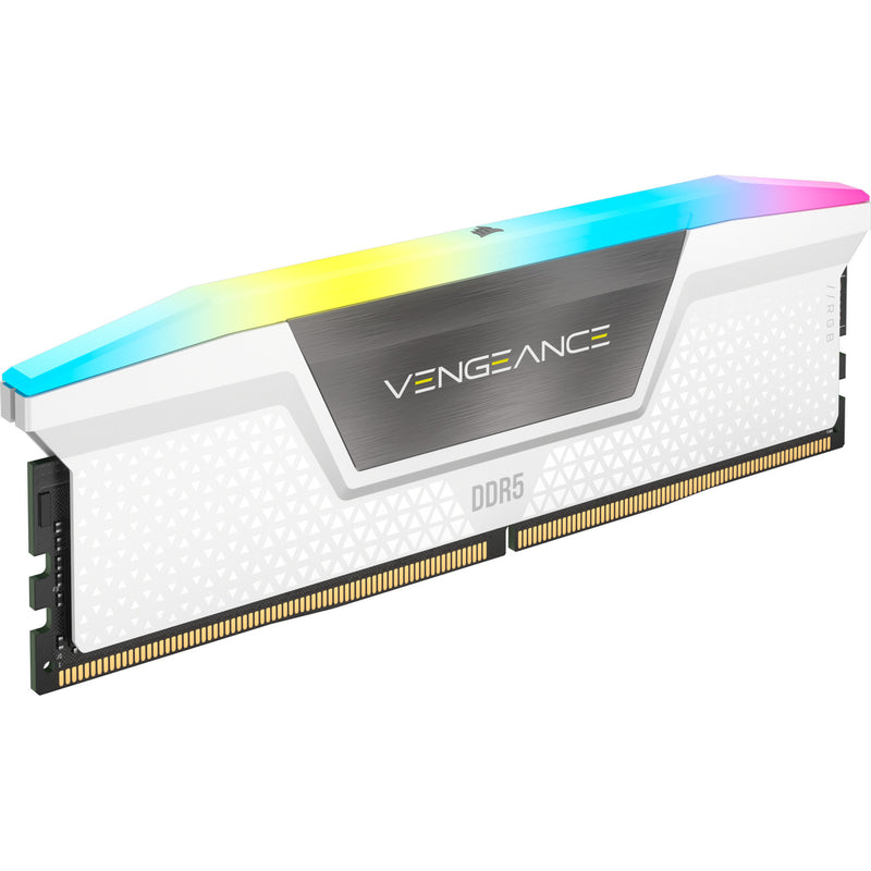 Load image into Gallery viewer, Corsair vengeance rgb 32 gb ddr5-6000 (2x 16 gb) werkgeheugen (wit, cmh32gx5m2d6000z38w, xmp, expo)
