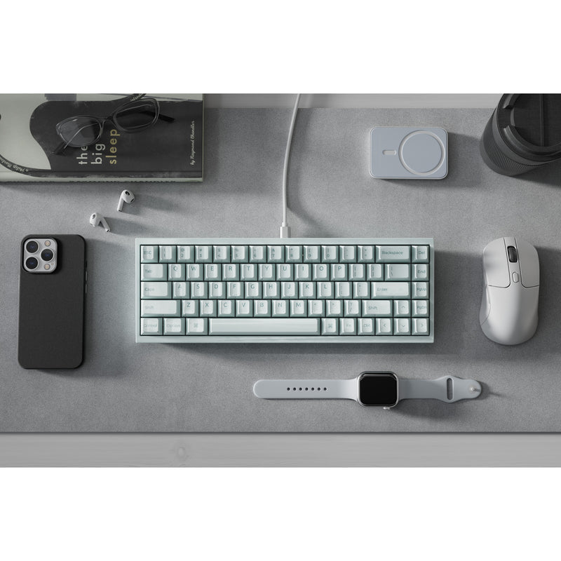 Load image into Gallery viewer, Keychron q16 he 8k magnetic switch keyboard (lichtgroen, us lay-out (qwerty), ultra-fast lime, 65%, rgb, hot swap, 8k)
