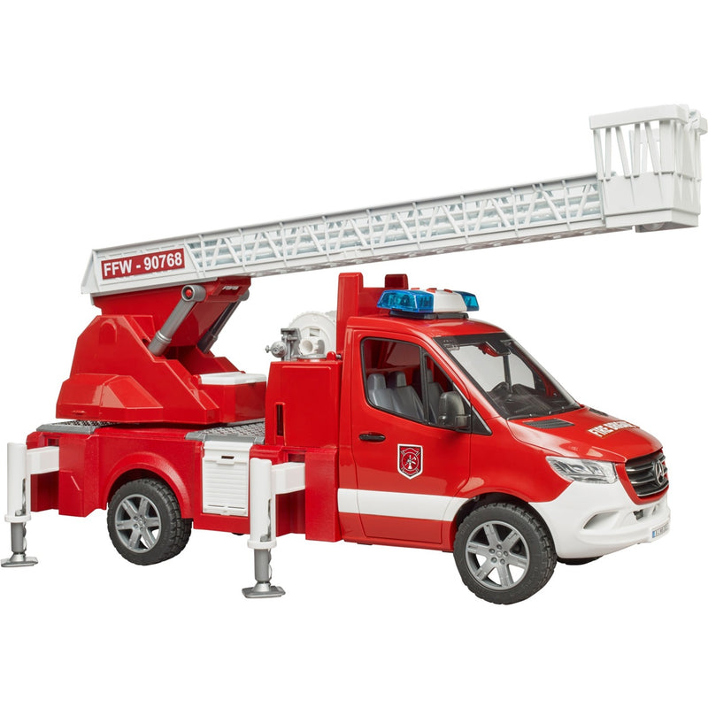 Load image into Gallery viewer, Bruder mb sprinter brandweerwagen met licht en geluid modelvoertuig (02673)

