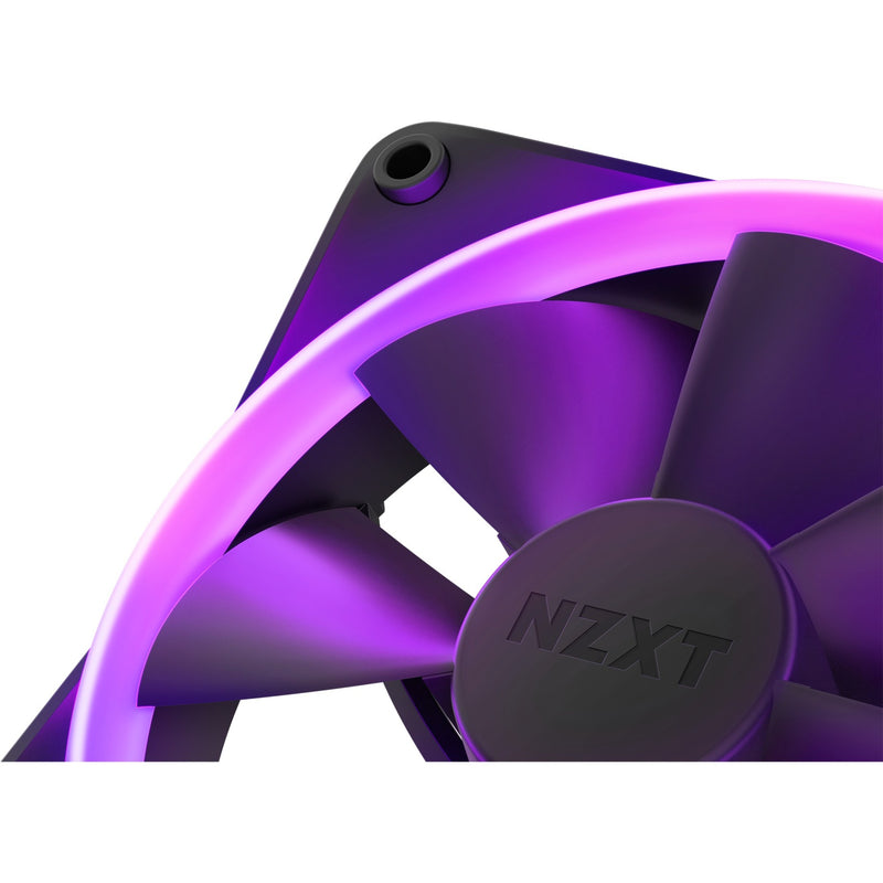 Load image into Gallery viewer, Nzxt f140 rgb duo case fans (zwart, 2 stuks, 140 x 140 x 25 mm, pwm, incl. controller)
