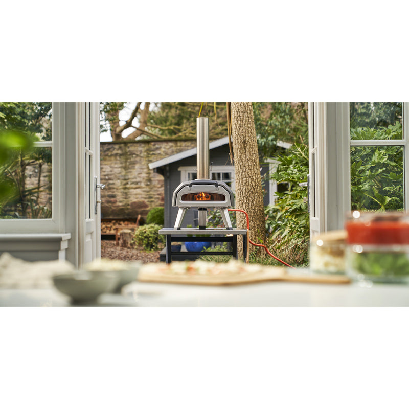 Load image into Gallery viewer, Ooni karu 2 multi-fuel pizza oven pizzaoven (zwart roestvrij staal, 12'' pizza, hout, houtskool en gas)

