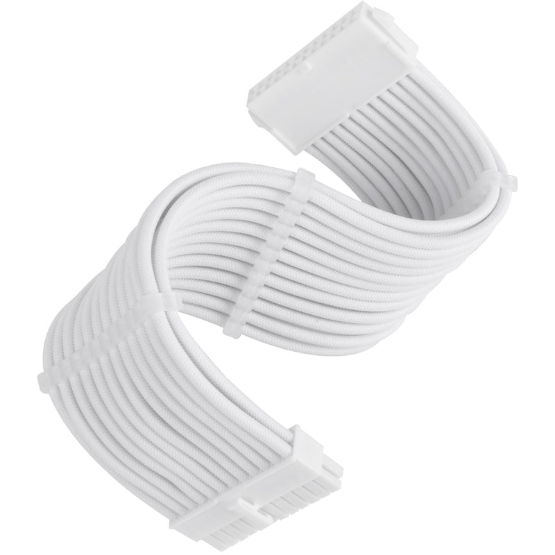 Load image into Gallery viewer, Silverstone sst-pp07e-mbw-v2, 24pin atx verlengkabel (wit, 30 centimeter)
