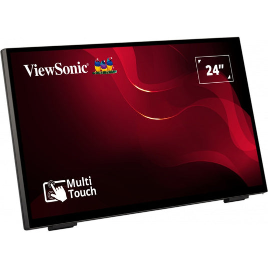 Viewsonic frameless touch monitor met 10-punts pcap 24 (zwart, hdmi, displayport, vga)