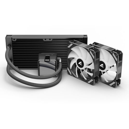 Sharkoon s50 argb waterkoeling (zwart, 4-pins pwm)