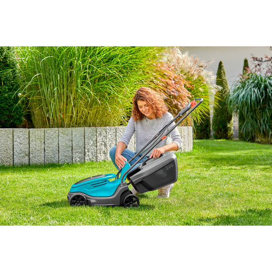 Gardena accugrasmaaier powermax 30 18v p4a solo (zwart turquoise, accu en oplader niet inbegrepen, power for all alliance)