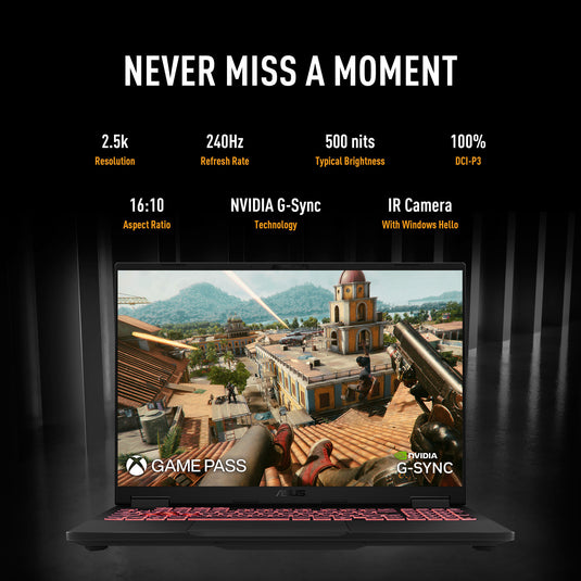 Asus tuf gaming a18 fa808up-s8011w 18 gaming laptop (zwart grijs | r7 260 | rtx 5070 | 16 gb | 1 tb ssd)