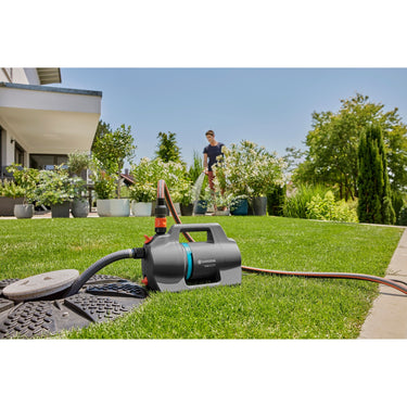 Gardena besproeiingspomp 4100 silent (donkergrijs turquoise, 550 watt)