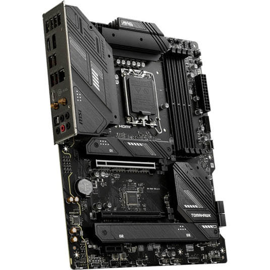 Msi mag b760 tomahawk wifi socket 1700 moederbord (zwart, raid, 2.5 gb-lan, wi-fi 6e, bt, sound, atx)