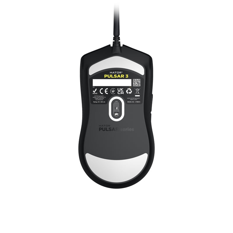 Load image into Gallery viewer, Hator pulsar 3 gaming muis (zwart, 400 - 12.000 dpi, rgb)
