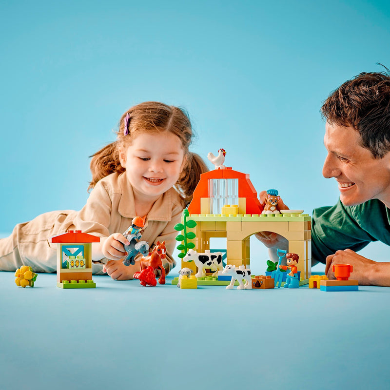 Load image into Gallery viewer, Lego duplo town 10416 dieren verzorgen op de boerderij
